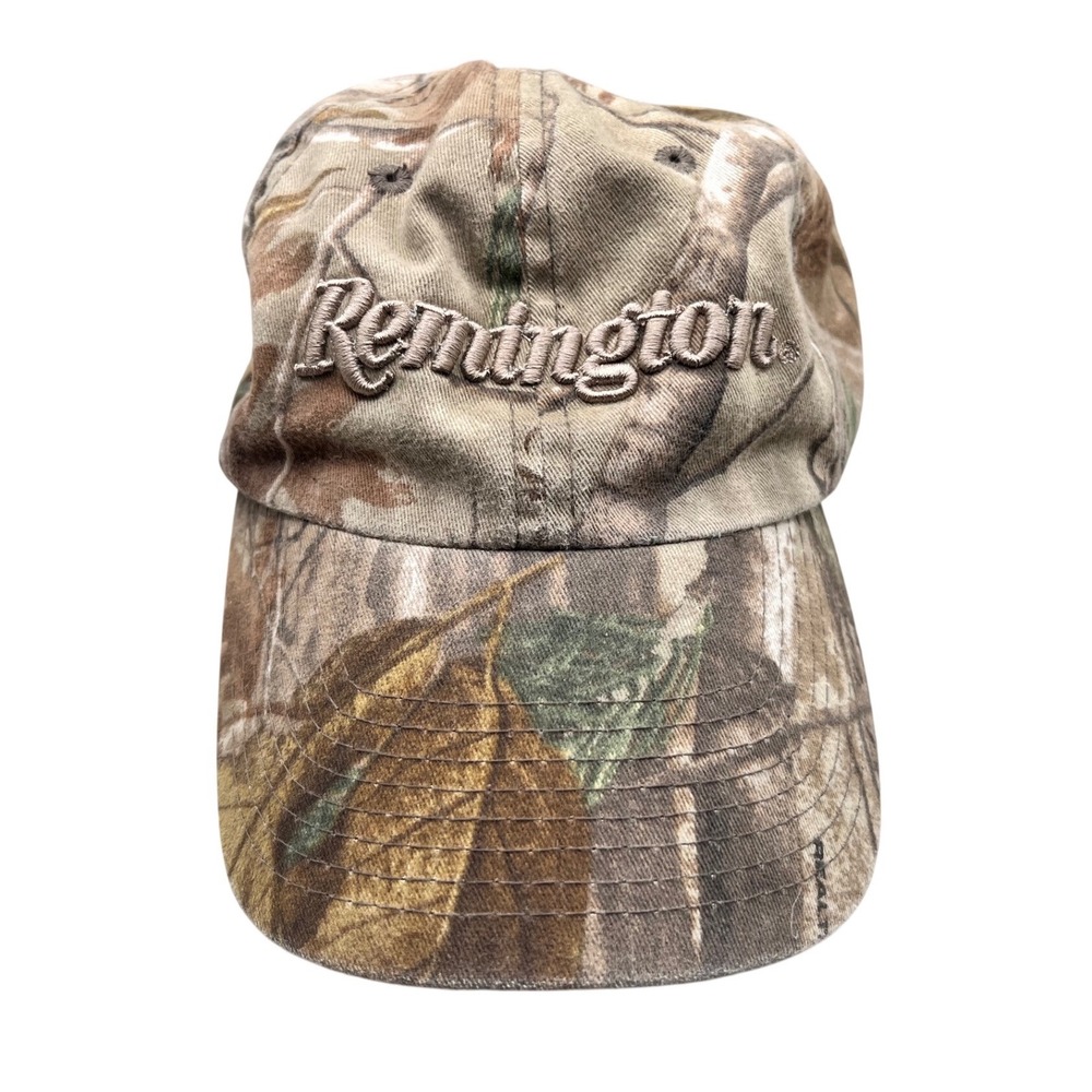 Remington Camouflage Baseball Cap Adjustable Camo Hat Est 1816 Embroidered Logo